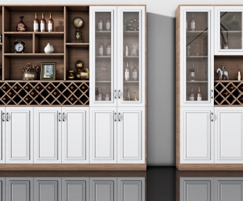 Nordic Style Wine Cabinet-ID:278781837
