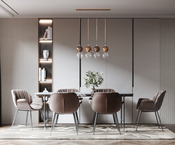 Modern Dining Table And Chairs-ID:830210331
