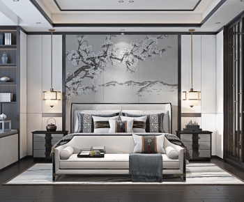 New Chinese Style Bedroom-ID:597267987