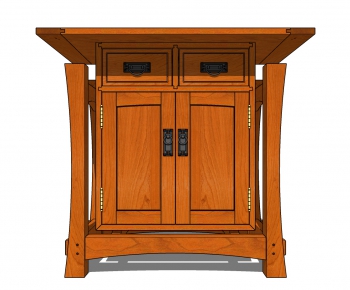 New Chinese Style Decorative Cabinet-ID:323980869
