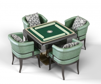 Modern Mahjong Tables And Chairs-ID:291488365