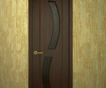 Modern Solid Wood Door-ID:374022582