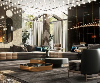 Modern A Living Room-ID:820081858