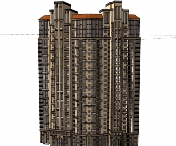 现代高层建筑外观-ID:378457899