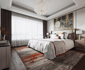 New Chinese Style Bedroom-ID:286170771