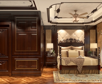 American Style Bedroom-ID:718788921