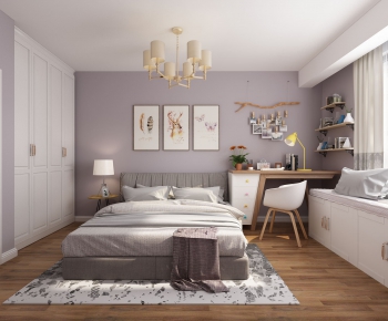 Nordic Style Bedroom-ID:345248649