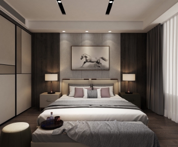 New Chinese Style Bedroom-ID:232351597