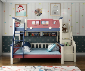 American Style Bunk Bed-ID:130745572