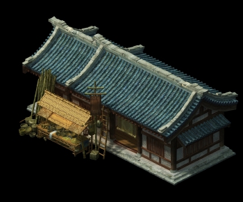 Chinese Style Ancient Architectural Buildings-ID:750230154