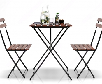 Industrial Style Leisure Table And Chair-ID:560046911