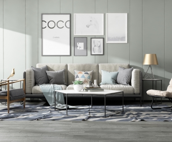 Nordic Style Sofa Combination-ID:870461859