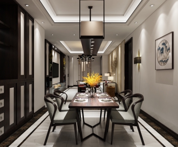 New Chinese Style Dining Room-ID:840665536