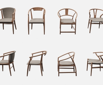 New Chinese Style Single Chair-ID:742176472