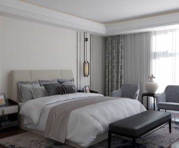 New Chinese Style Bedroom-ID:249965693