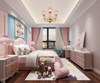 Nordic Style Girl's Room Daughter's Room-ID:187718628