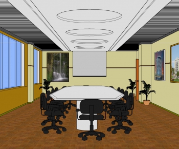 Modern Meeting Room-ID:483499897