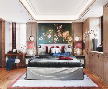 New Chinese Style Bedroom-ID:865657684
