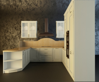 European Style Kitchen Cabinet-ID:252810878