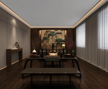 New Chinese Style Manager's Office-ID:196688379