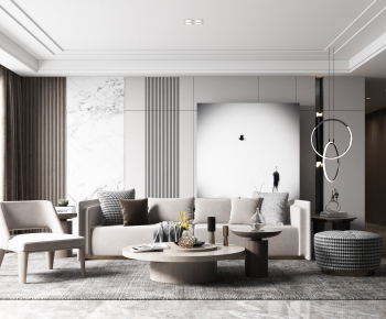 Modern A Living Room-ID:155540519