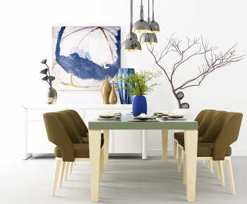 Modern Dining Table And Chairs-ID:188599456