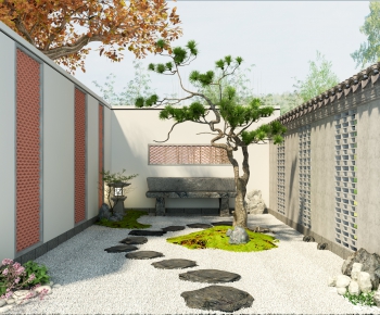New Chinese Style Courtyard/landscape-ID:308468475