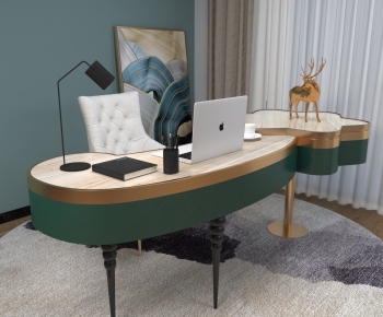 Post Modern Style Office Table-ID:350701867