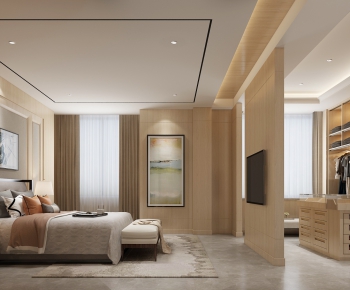 New Chinese Style Bedroom-ID:875289717