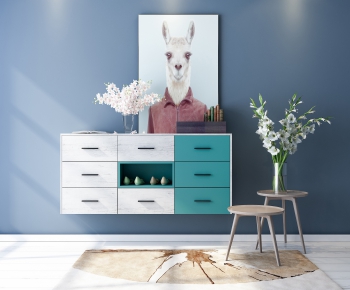 Nordic Style Shoe Cabinet-ID:712154565