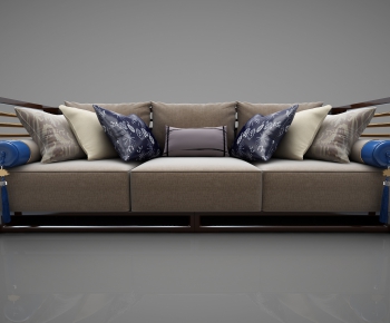 Modern Three-seat Sofa-ID:743605822