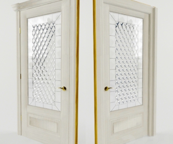Modern Solid Wood Door-ID:490386818