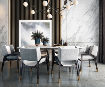 Modern Dining Table And Chairs-ID:222525521