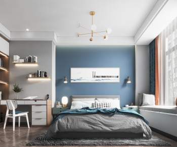 Nordic Style Bedroom-ID:692593156