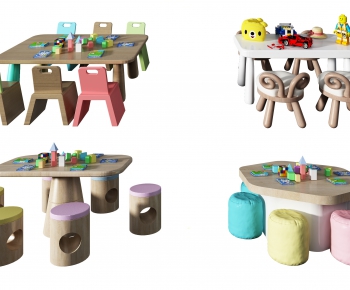 Modern Children's Table/chair-ID:610101428