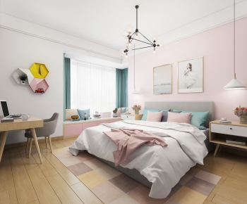 Nordic Style Girl's Room Daughter's Room-ID:789849684