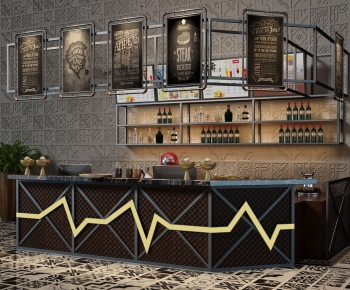 Industrial Style Counter Bar-ID:700682285
