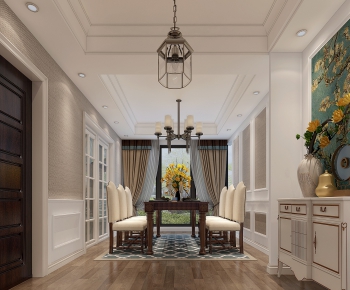 American Style Dining Room-ID:461227754