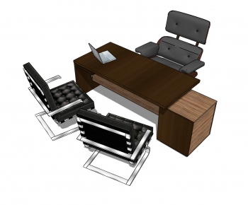 现代办公桌椅组合-ID:445075278