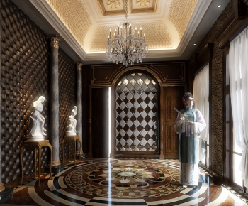 New Classical Style Hallway-ID:422228425