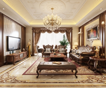 European Style A Living Room-ID:104029444
