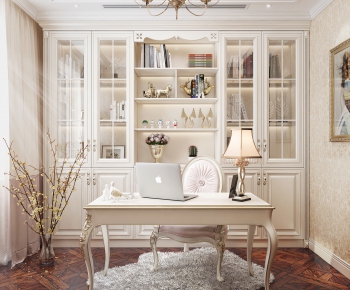 Simple European Style Study Space-ID:660818474