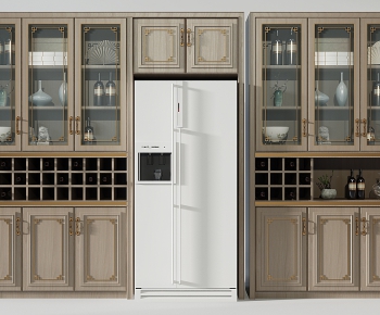 New Chinese Style Wine Cabinet-ID:908109152