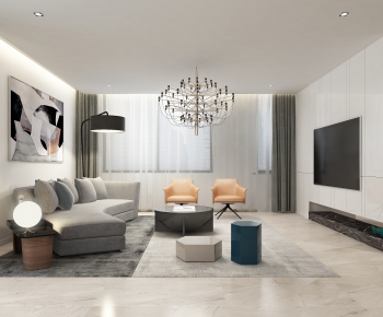 Modern A Living Room-ID:643526428