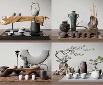 New Chinese Style Tea Set-ID:553604581