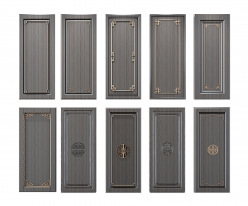 New Chinese Style Door Panel-ID:604189544