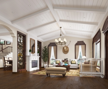 American Style A Living Room-ID:423907816