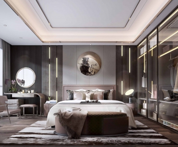 New Chinese Style Bedroom-ID:948159741