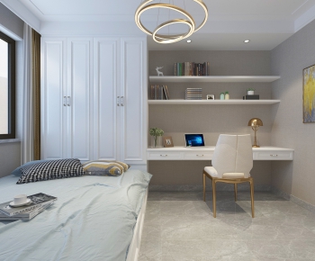 Simple European Style Study Space-ID:862343678