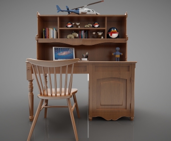 Modern Computer Desk And Chair-ID:301231613